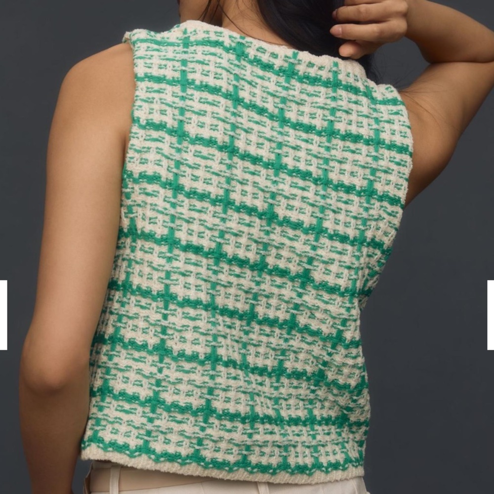 By Anthropologie | Tweed Sweater Vest - Picture 2 of 14